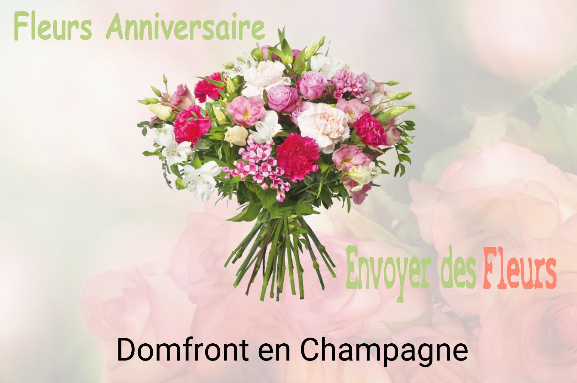 Bouquet de fleurs d’anniversaire livré à Domfront-en-Champagne