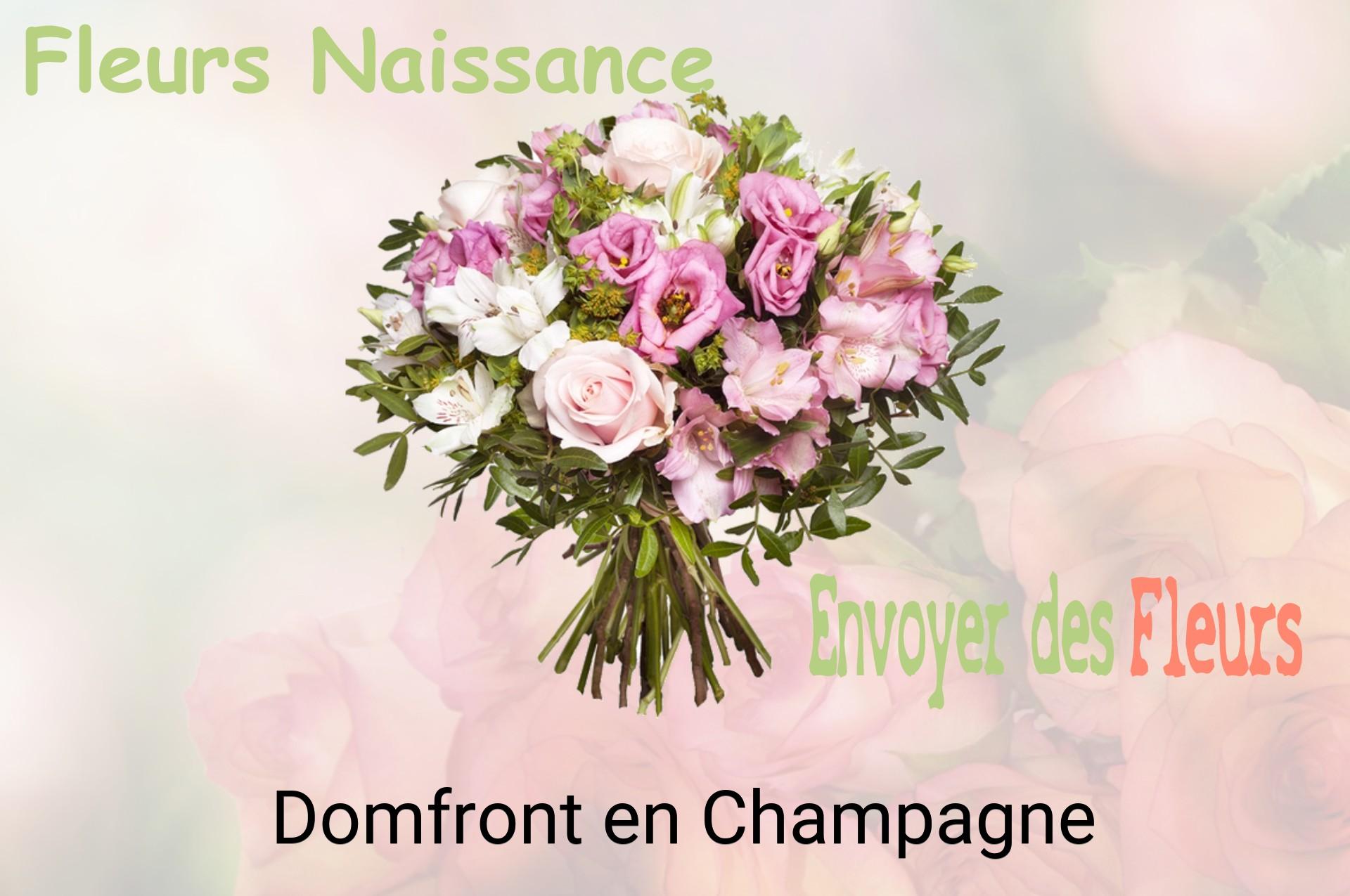 Bouquet de fleurs de naissance livré à Domfront-en-Champagne