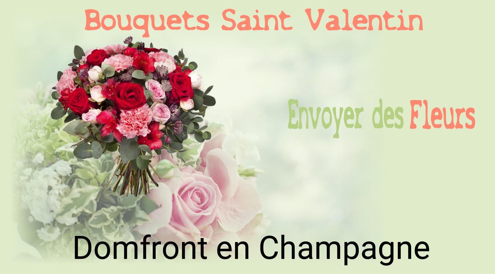 Roses de Saint-Valentin livrées à Domfront-en-Champagne